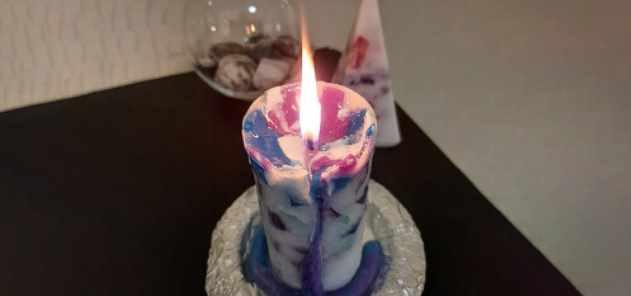 Свечи с фрагментами (Яна Ножкина)