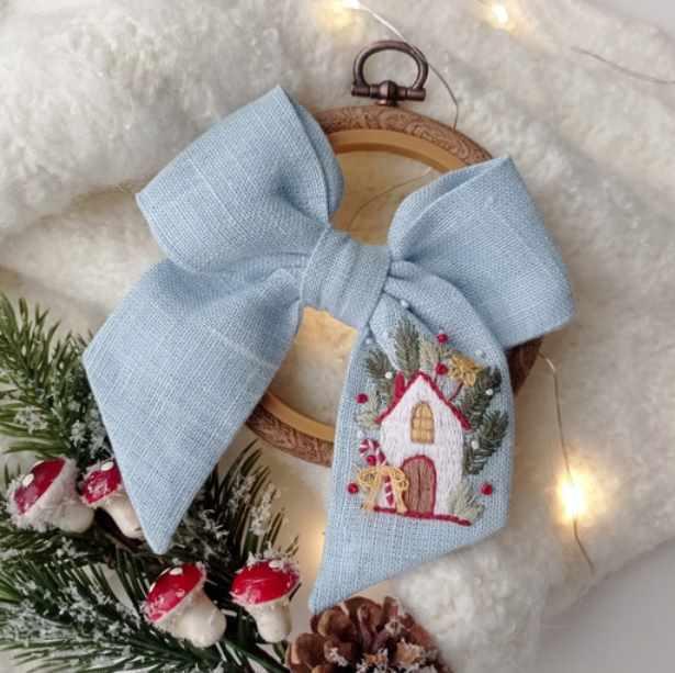 Бант со сказочным домиком (Полина Лотышева)