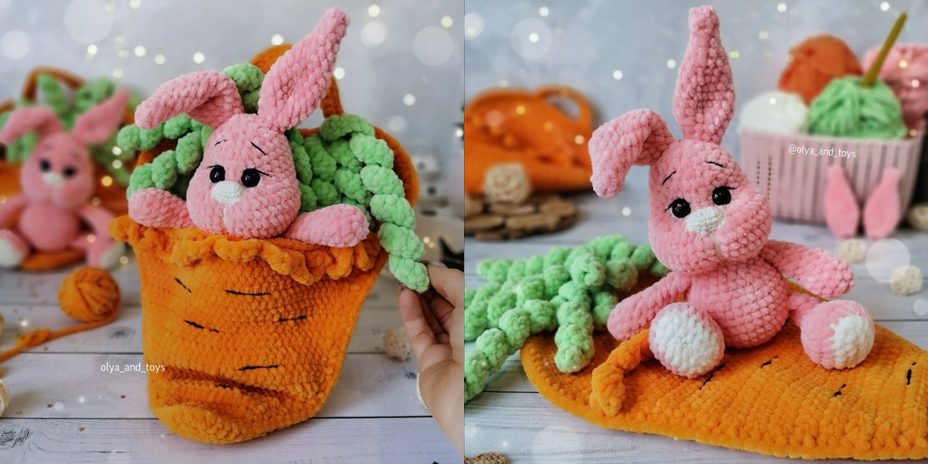 Зайка в морковке (Ольга Шкарлатюк)