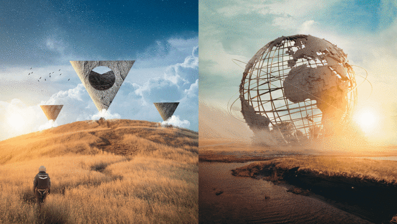 [Domestika] Футуристические 3D окружение с Photoshop и Blender (Biel Vazquez, Биль Васкес)