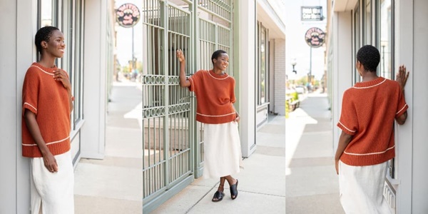 [Вяжи.ру] Женский пуловер спицами Swinton (Julie Hoover)