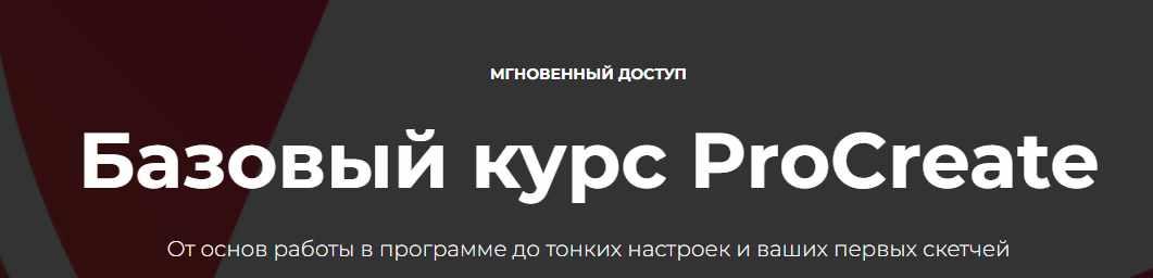 Базовый курс ProCreate (Яна Андрушок)