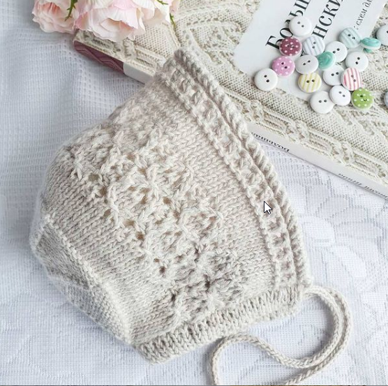 Шапочка Bonnet vanile (fluffy_kniting)