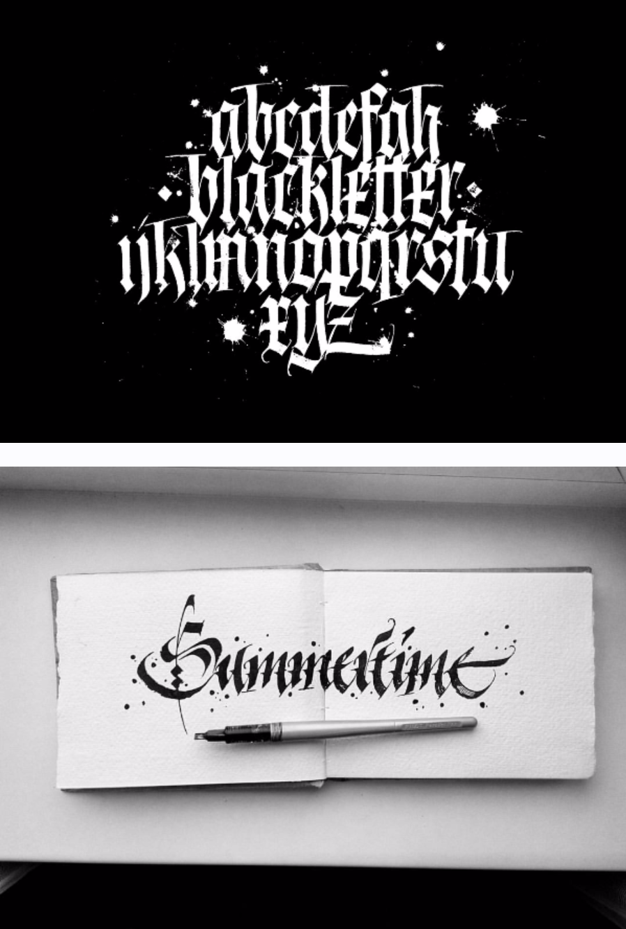 Каллиграфия Готика (Андрей Мартынов)