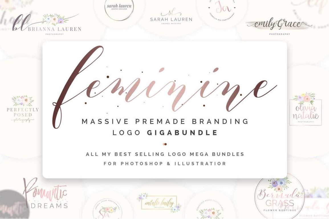 [MightyDeals] 3000+Логотипов, Текстур, Шаблонов JPG,AI,PPT