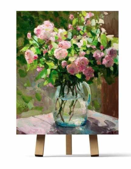 [Рисуем дома] Розочки по мотивам художника Грегори Паккард (Ирина Шпакова)