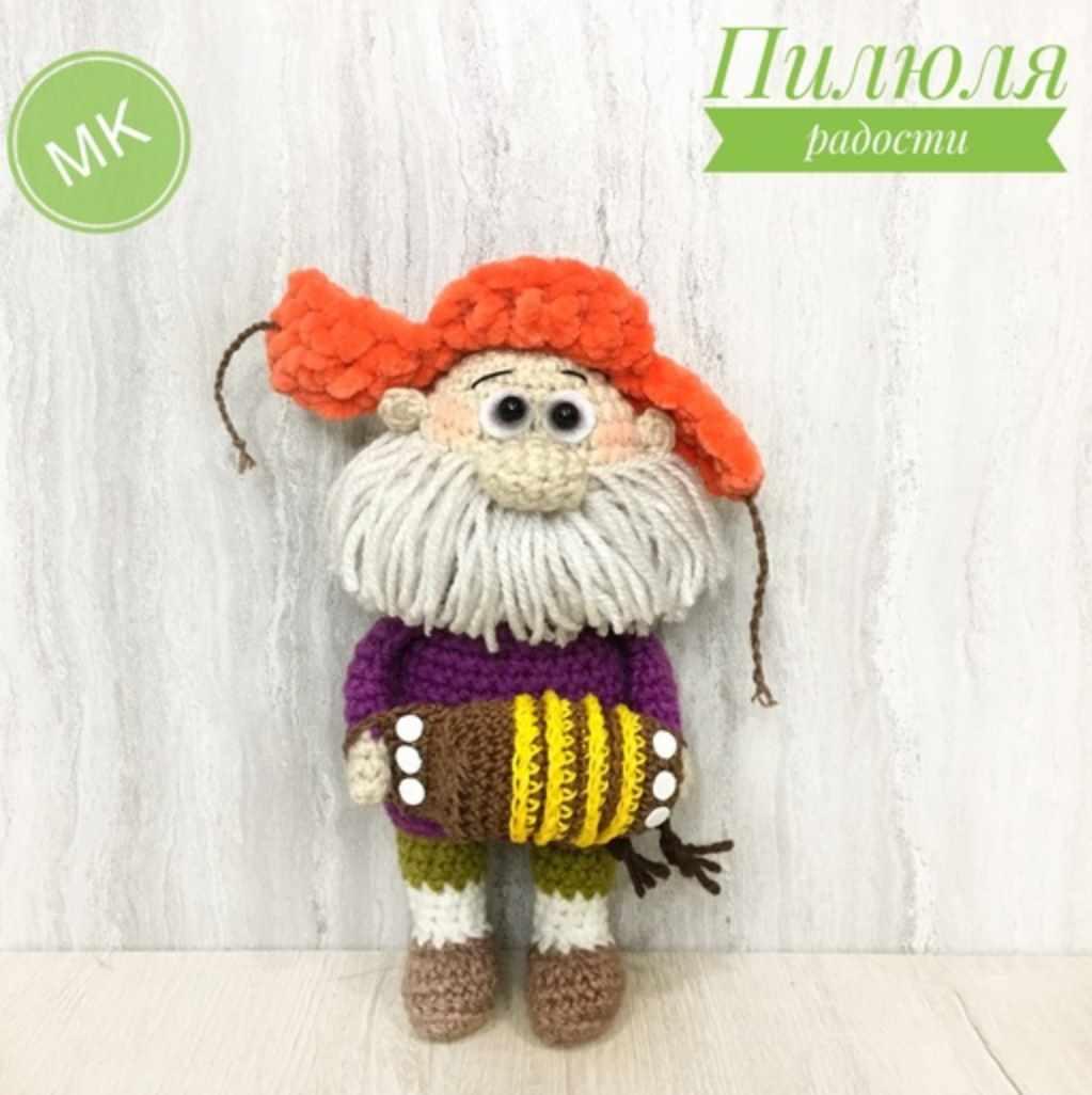 Дедулька + балалайка и гармошка (Лариса Ширшова)