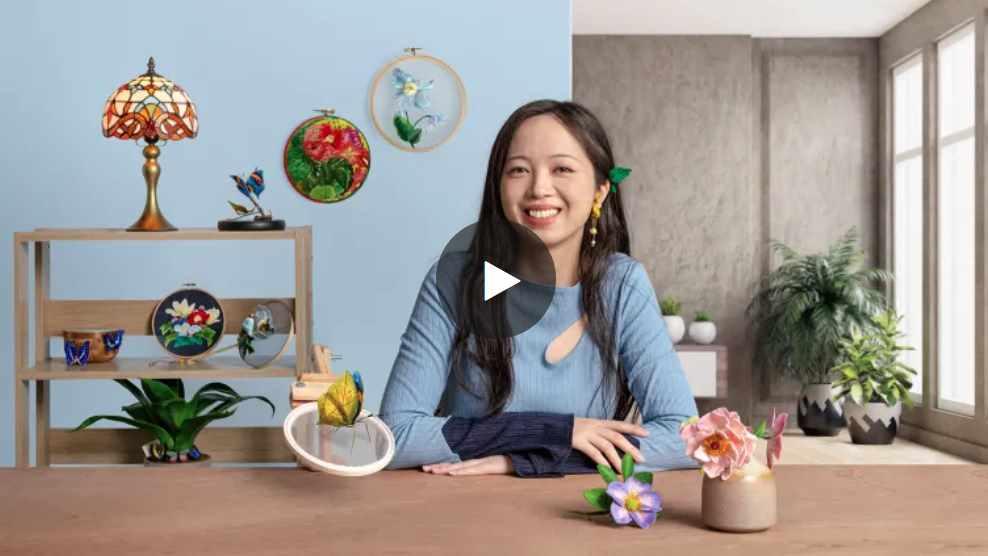 [Domestika]  Объемная вышивка: Создание 3D-орнаментов. Stumpwork Embroidery: Create 3D Ornaments (Шань)