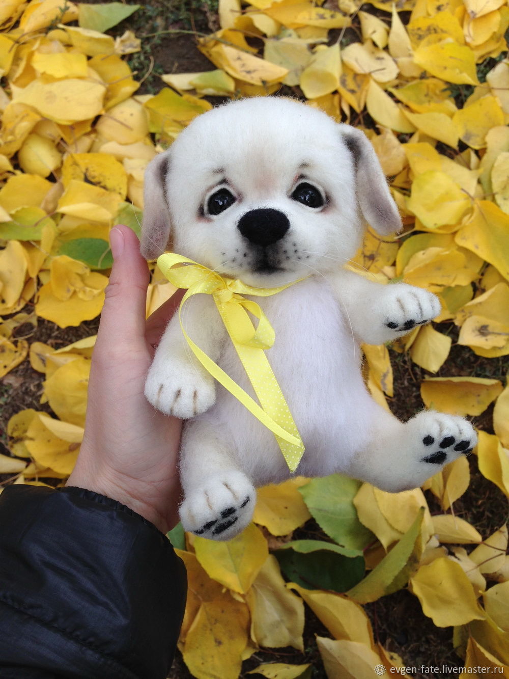 Мастер-класс по сухому валянию игрушки "Щенок Дружок" (Евгения Фатеева)