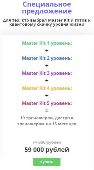 Master Kit - методика саморегуляции Все 5 уровней Super Ego (Дарья Трутнева)
