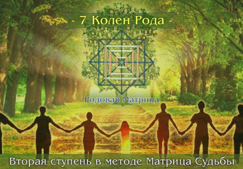 Вторая ступень в методе Матрица Судьбы . 7 Колен Рода (Дмитрий Воронов)