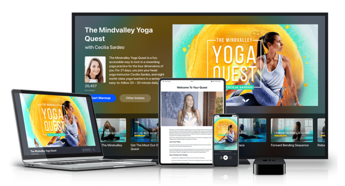 [Mindvalley] The Mindvalley Yoga Quest (Cecilia Sardeo)