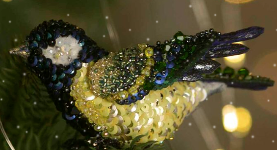 Елочные игрушки Объемные птички. Видео-курс по трем птичкам. Тариф Полный (Анастасия Демидова)