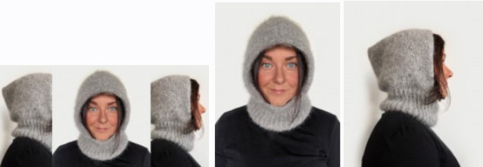 [Вяжи.ру] Капор спицами Tromso