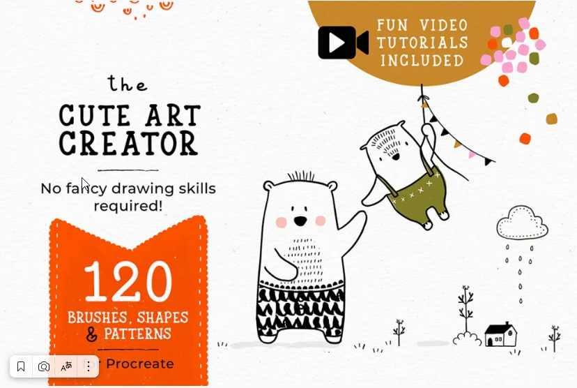 Милый создатель рисунков для Procreate / The Cute Art Creator For Procreate (Lisa Glanz)