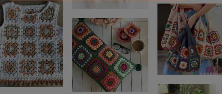 Закрытая группа на Телеграмм. Изделия из бабушкиного квадрата (Оля Серёжина)