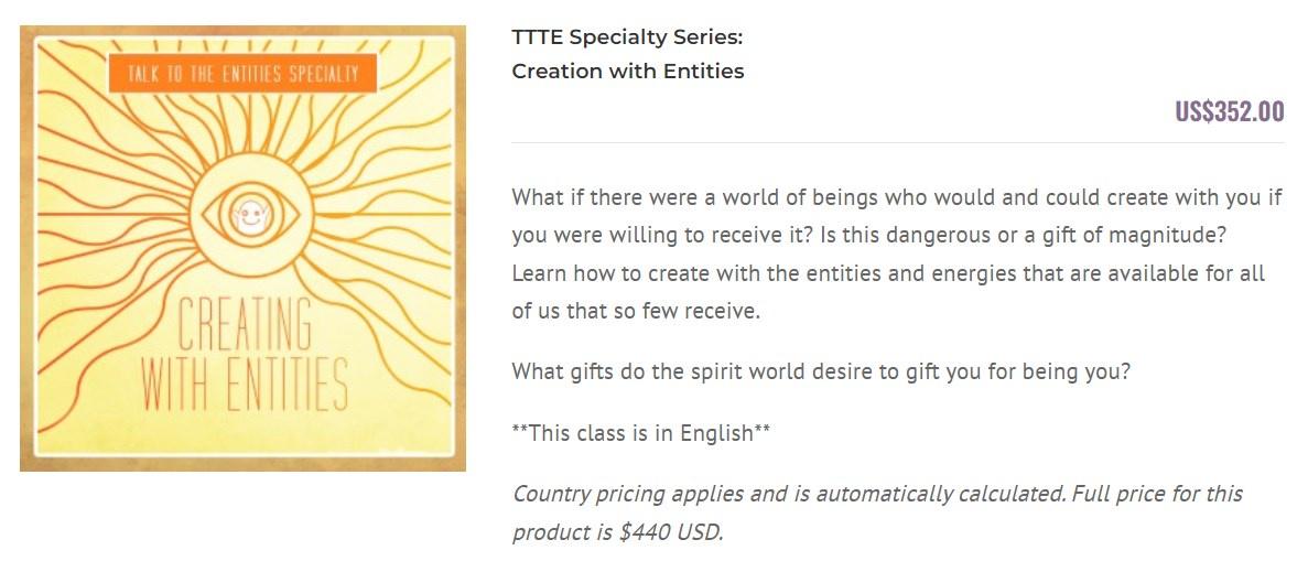 [Access Consciousness] Специализированный класс: Созидание с сущностями. Часть 1 из 3 (Шэннон О'Хара)