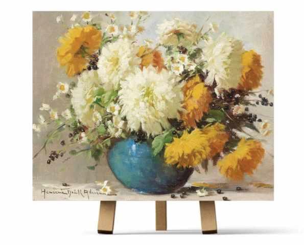 [Рисуем дома] Цветы. По мотивам художника Adrienne Henczne Deak (Ирина Шпакова)