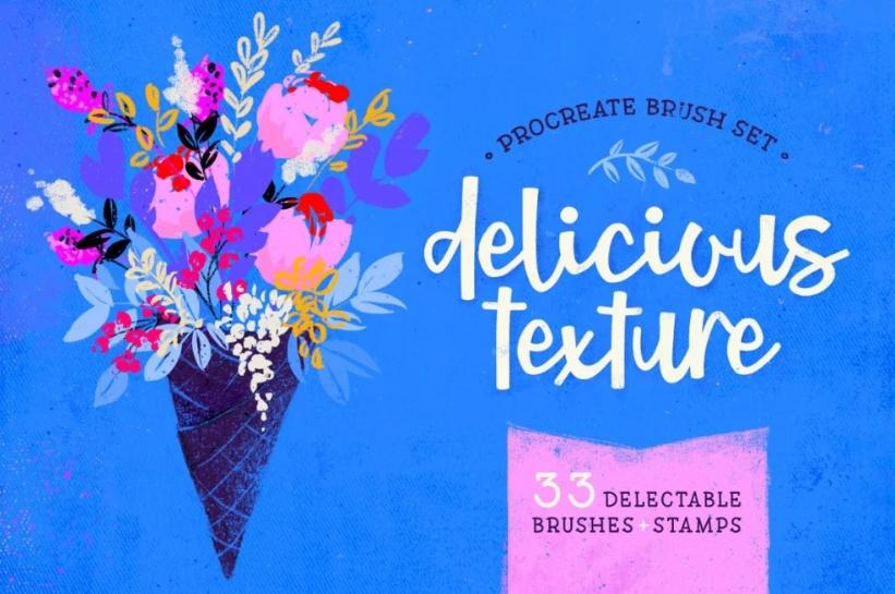 Восхитительные текстурные кисти и штампы для Procreate / Delicious Texture Brushes & Stamps for Procreate (Lisa Glanz)