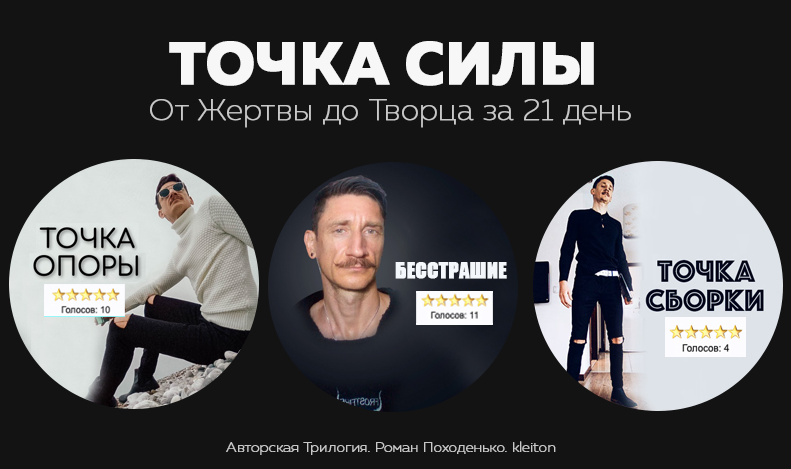 Авторская трилогия. Точка Силы. От Жертвы до Творца за 21 день
