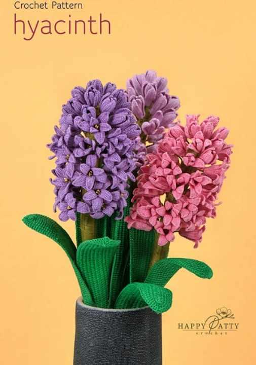 Hyacinth Flower/Гиацинт Цветок (HappyPattyCrochet)