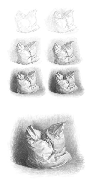 [Art Shima] Как рисовать складки