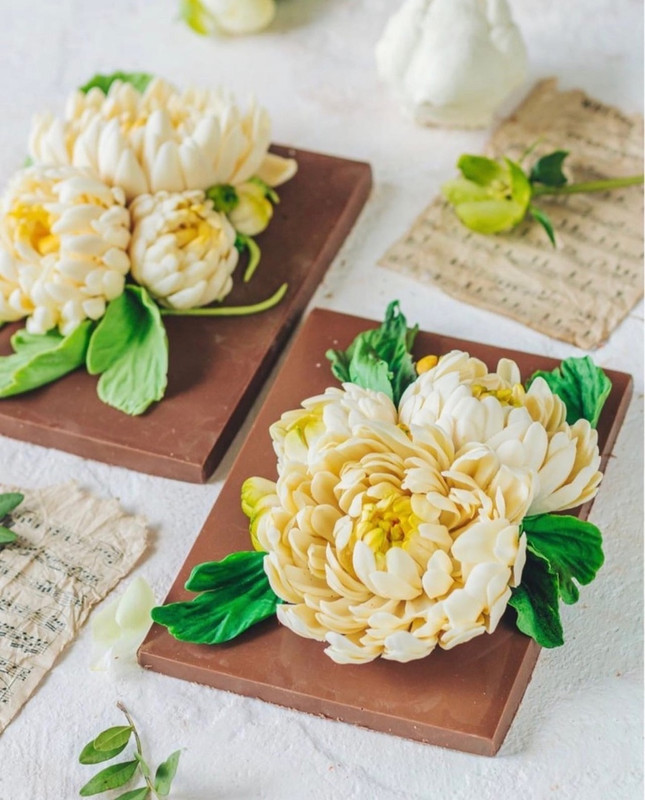 Шоколадная хризантема (Екатерина Завирюха)