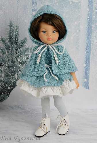 Снежинка для кукол 32-37 см (Нина Вязантия)