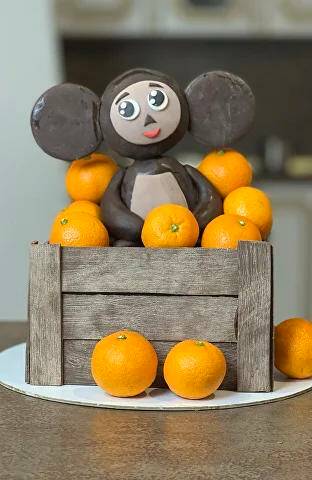 [Gala.cake.couture] Торт Чебурашка (Галина Егиазарян)