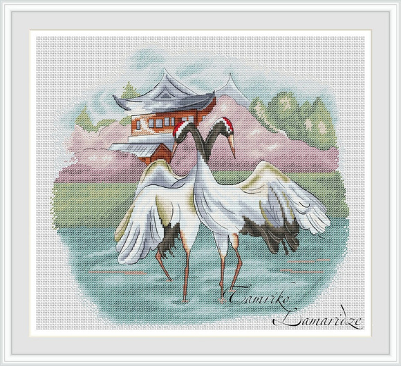 Схема вышивки крестом. Вместе... (Тамрико Ламаридзе)