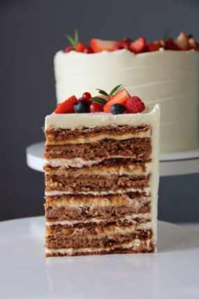 Торт Капучино с карамелью (Елена Антипова) @antipova_sweet_art