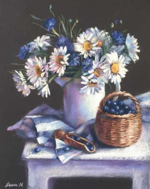 Натюрморт с ромашками (Марина Юкиш)