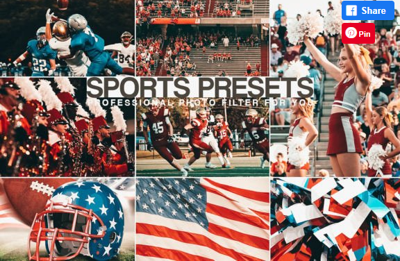 [Creativefabrica] Cheerleader Presets, Sport Moody Filter