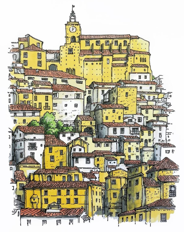 Путешествия в скетчбуке (Като Иванникова)