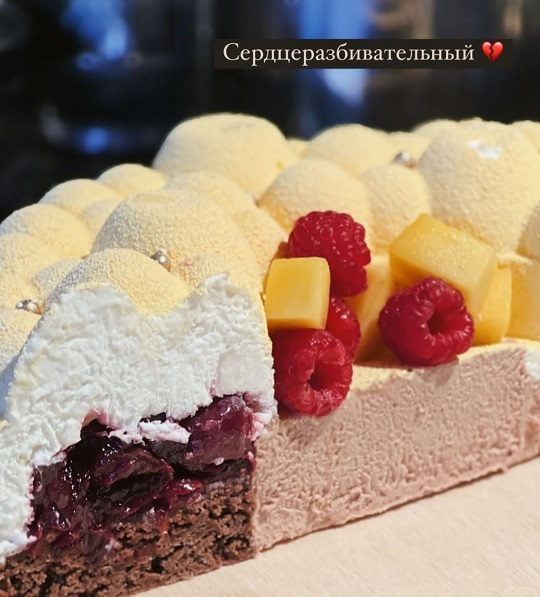 Торт муссовый "Брауни с вишней" (Ольга Куликова) @kulik_ova