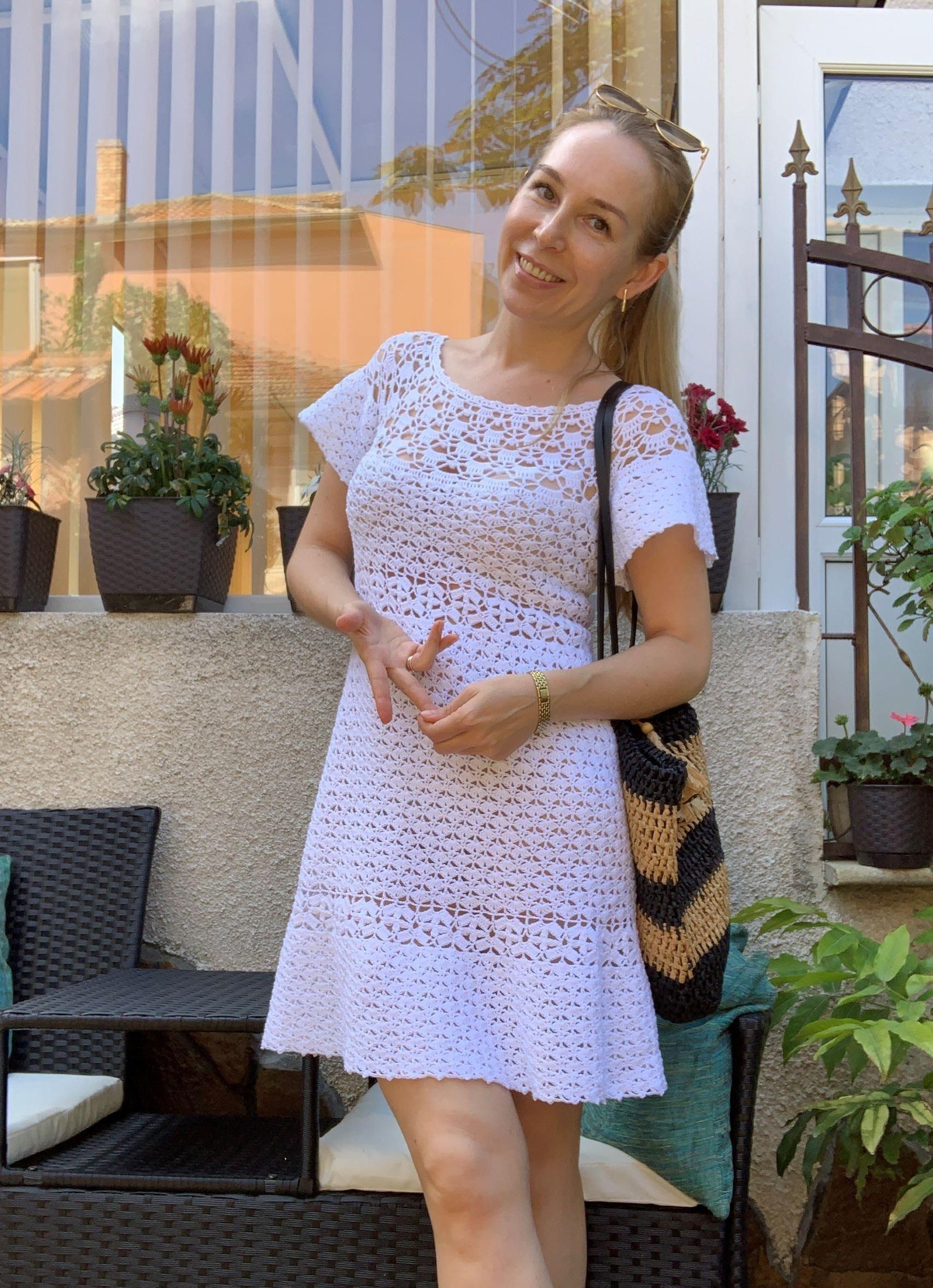 Платье крючком Мирабелла (Галина Зарубина)