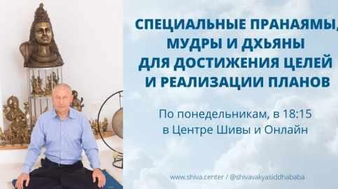 Cпeциaльные Прaнaямы, Mудры и Дxьяны для достижения целей и реaлизaции плaнов. Часть 3 (Шивa)