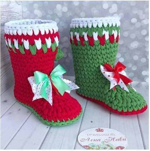 Мастер-класс Новогодний сапожок (lena_navi)
