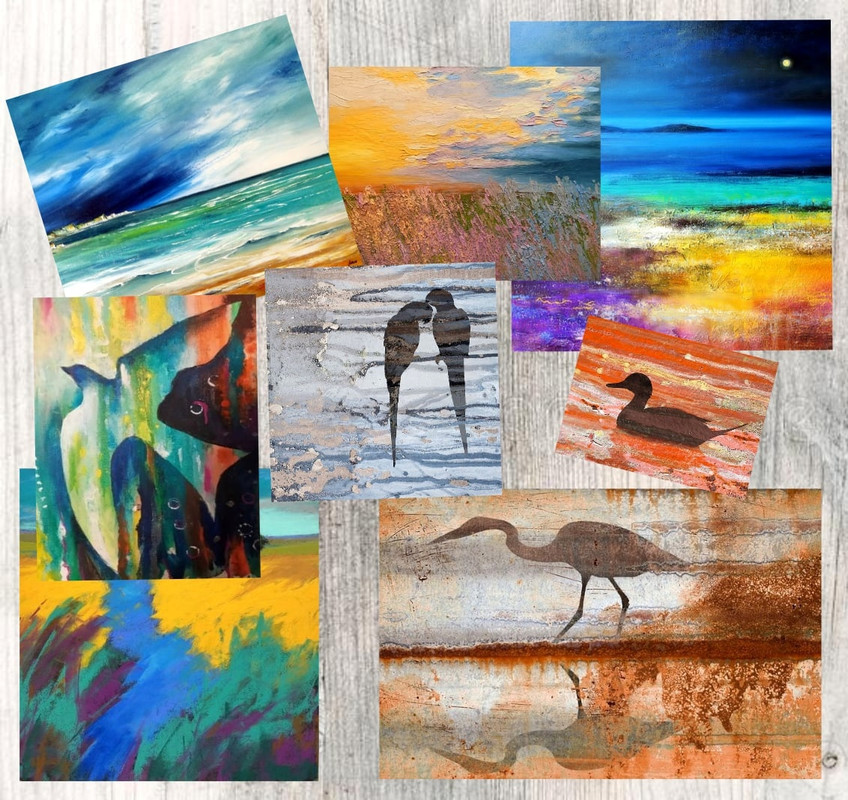 Интуитивные акриловые картины (Юлия Кошелева)