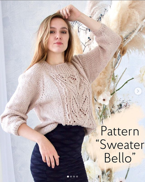 Оверсайз свитер Bello (velluto.leone)