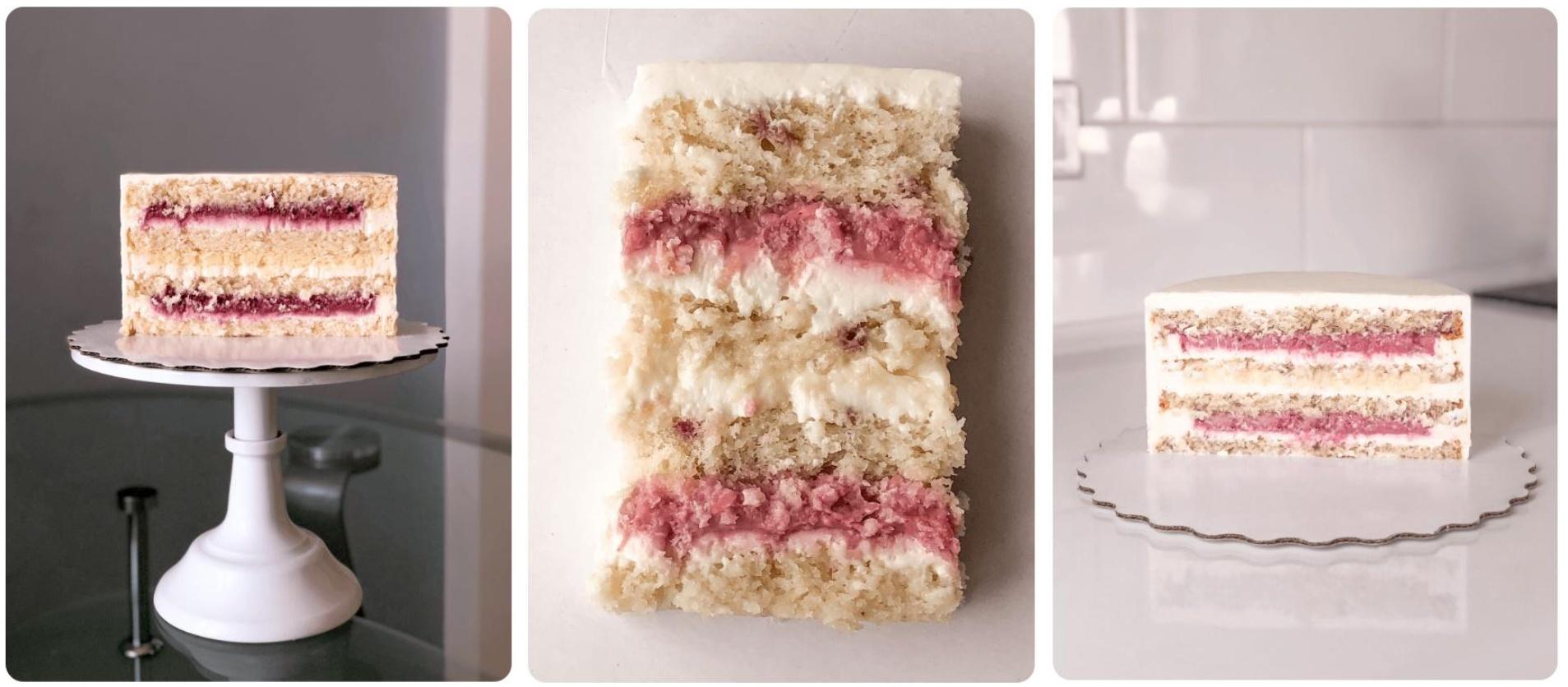 Торт Малина - кокос (Юлия Куклина)