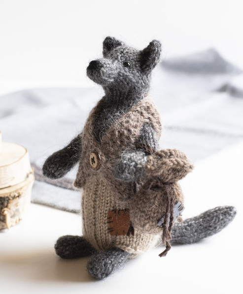 [artknitwork] Серый Волк. Спицы (Наталья Голубева)