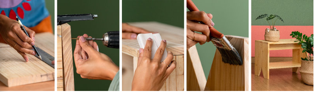 [Domestika] Создание мебели / Woodworking: Build Your First Piece of Furniture (Eva Mota)