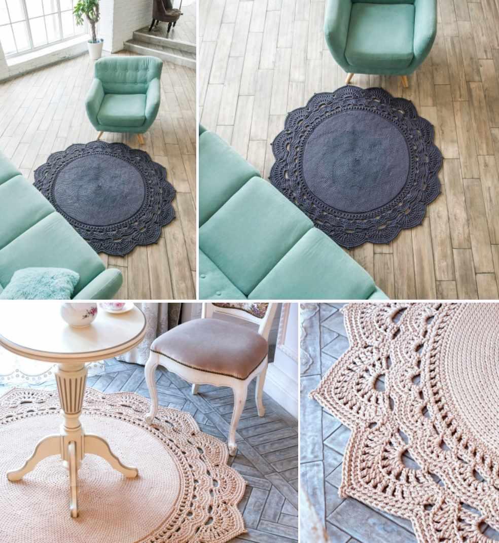 [Lacemats] Видео мастер-класс+схема Ковер LacePistachio (Фисташковый) (Татьяна Рязанова)