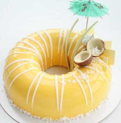 [sweetburg] Техкарта муссового торта Пина Колада (Екатерина Климчева)