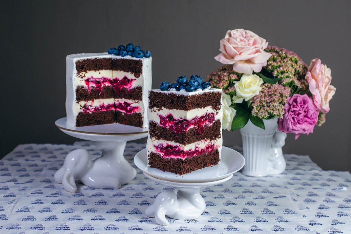 Торт Вишневое Облако (Юлианна Сухотерина)