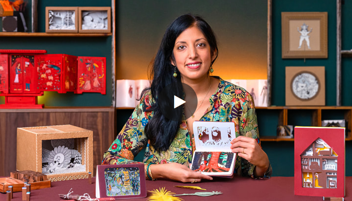 Вырезание из бумаги для сторителлинга  (Каришма Чугани)