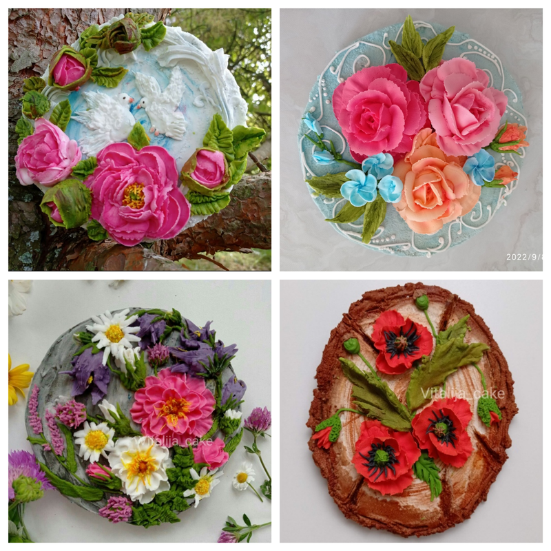 [vitalija_cake] Пряничные картины с цветами (Виталия Сейдаметова)