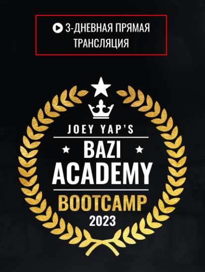 Bootcamp 2023 Академии Ба цзы (Joey Yap)