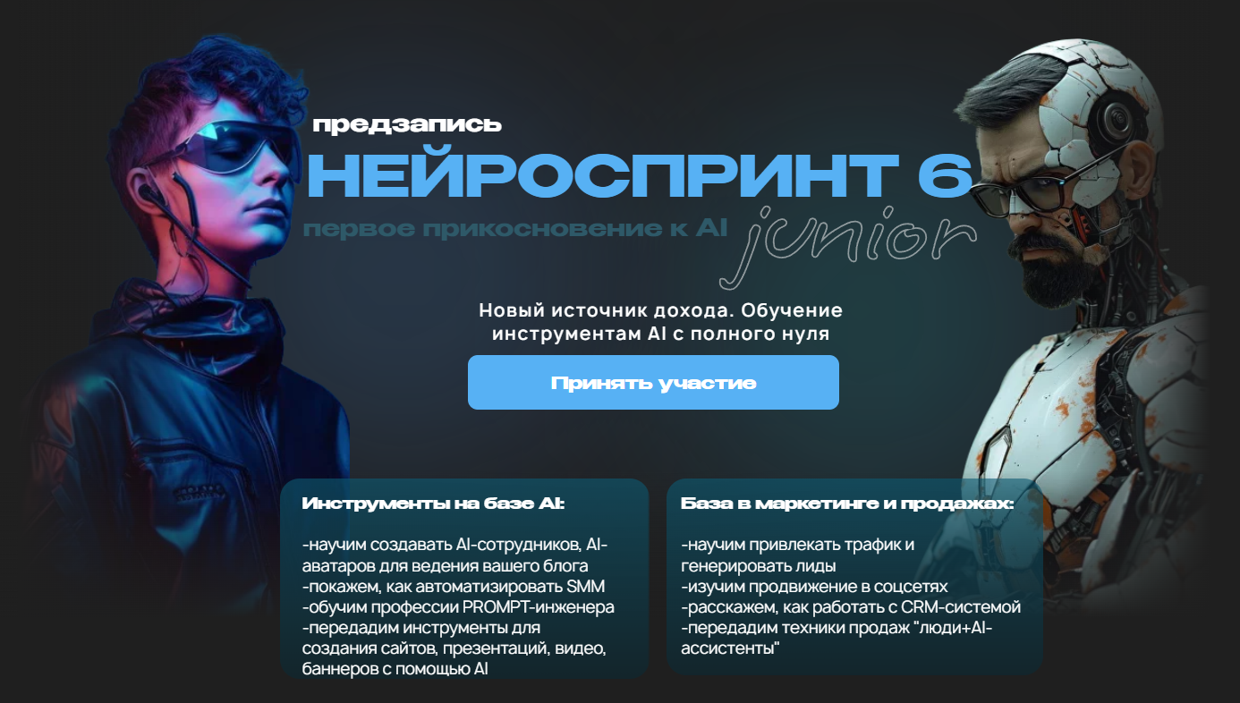 Нейроспринт 6 Junior. Тариф Базовый (Анастасия Кулакова, Александр Бакума)